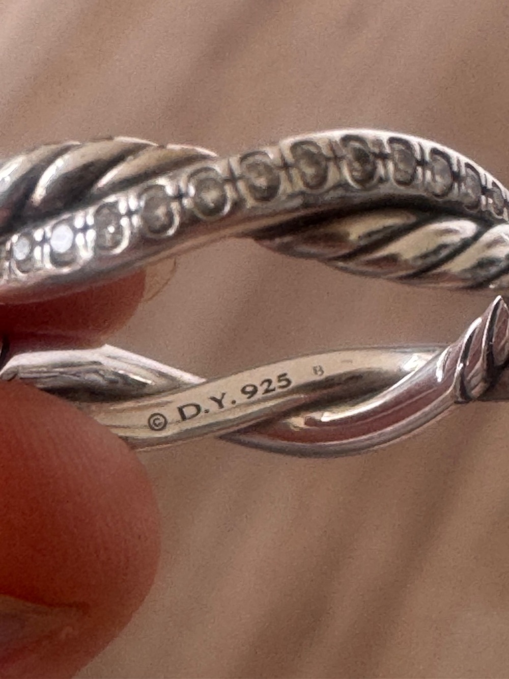David Yurman PETITE INFINITY BAND RING unisex - Picture 2 of 8